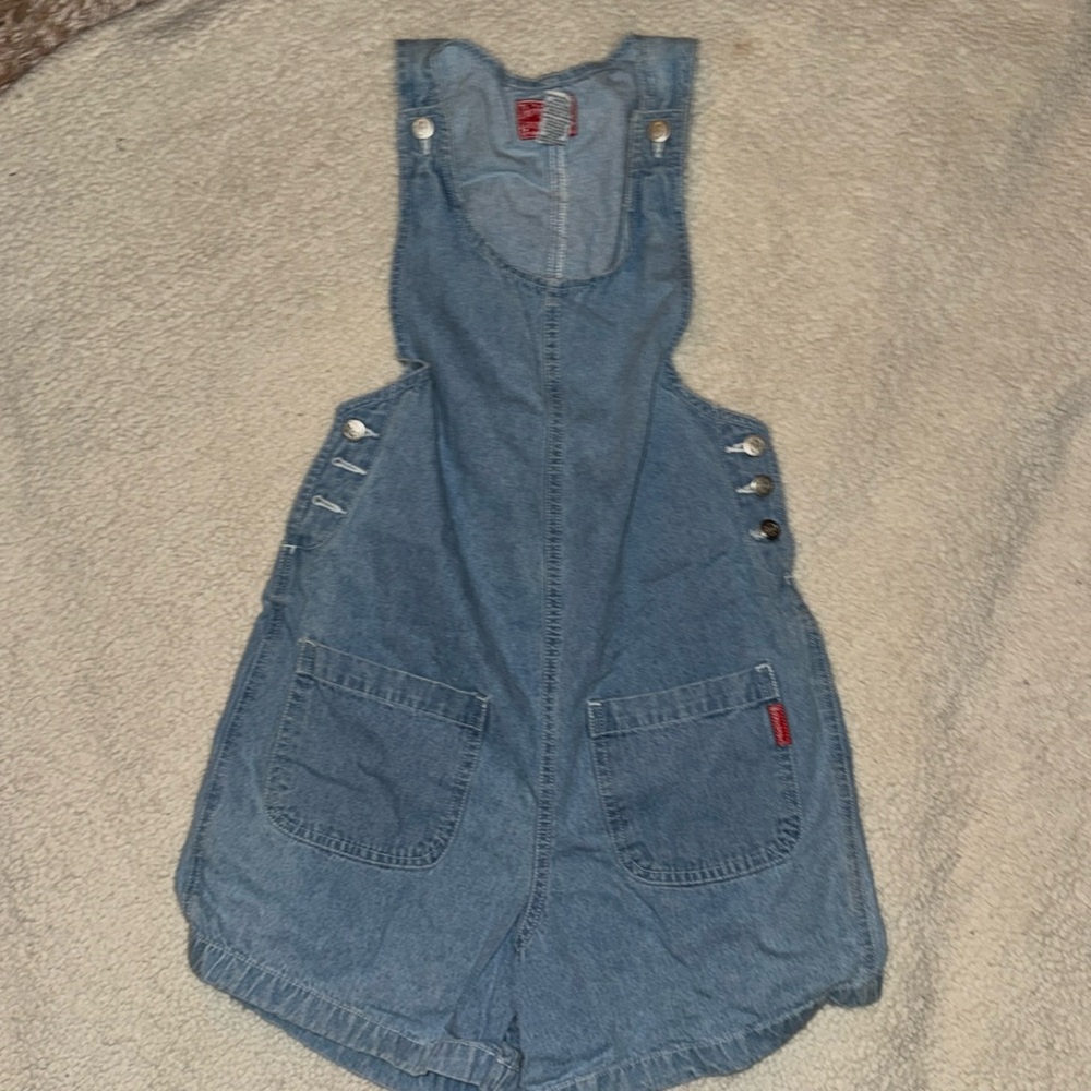 Vintage  Denim Jumper by No Excuses Original sz M
